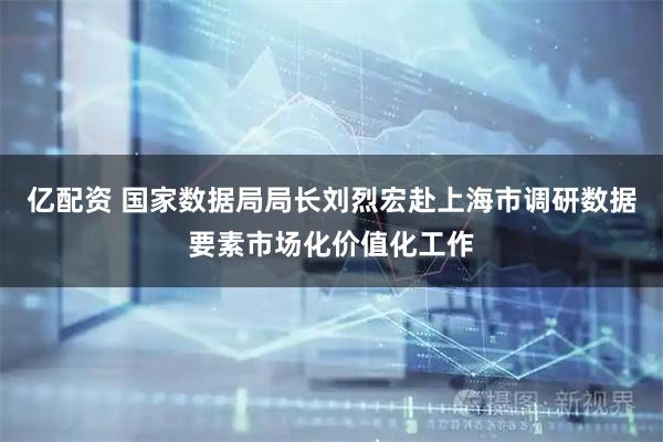 亿配资 国家数据局局长刘烈宏赴上海市调研数据要素市场化价值化工作